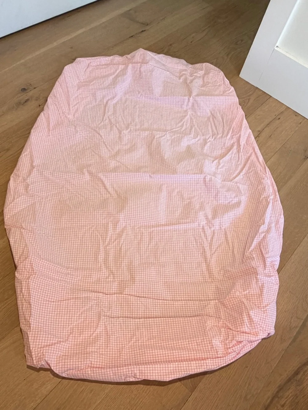 Pottery Barn Kids Pink Gingham Crib FITTED Sheet